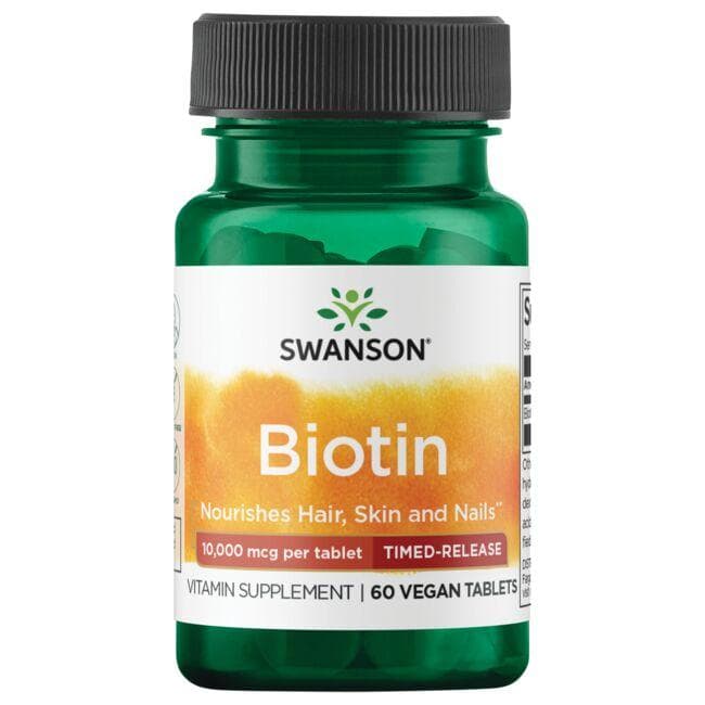 (SWU719)Biotin - Timed-Release 10,000 mcg 60 Tabs