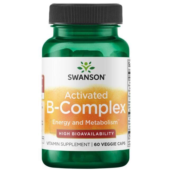 (SWU815)Activated B-Complex - High Bioavailability 60 Veg Caps