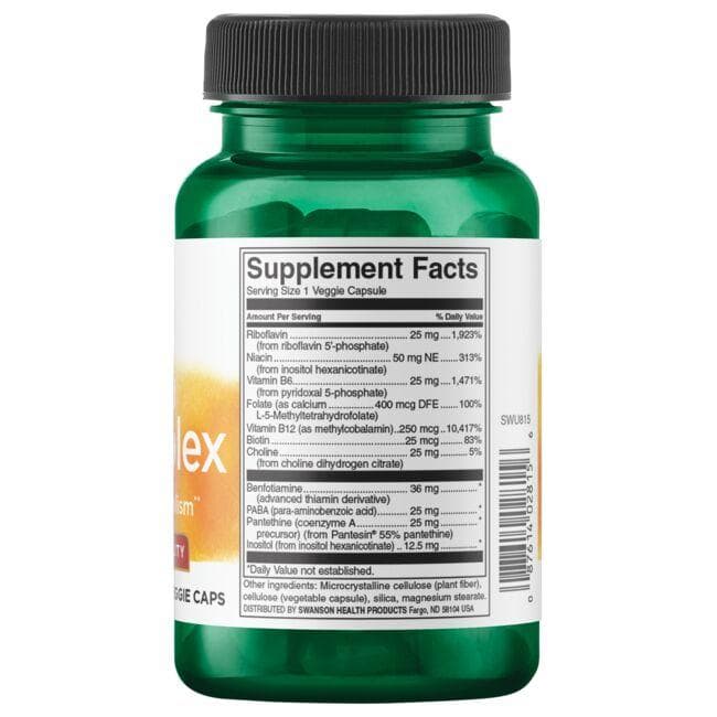 (SWU815)Activated B-Complex - High Bioavailability 60 Veg Caps