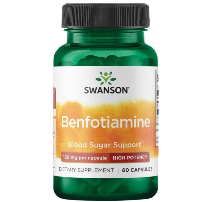 (SWU976)Benfotiamine - High Potency 160 mg 60 Caps