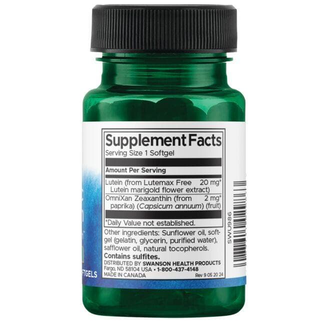 (SWU986)Synergistic Eye Health - Lutein & Zeaxanthin 60 Sgels